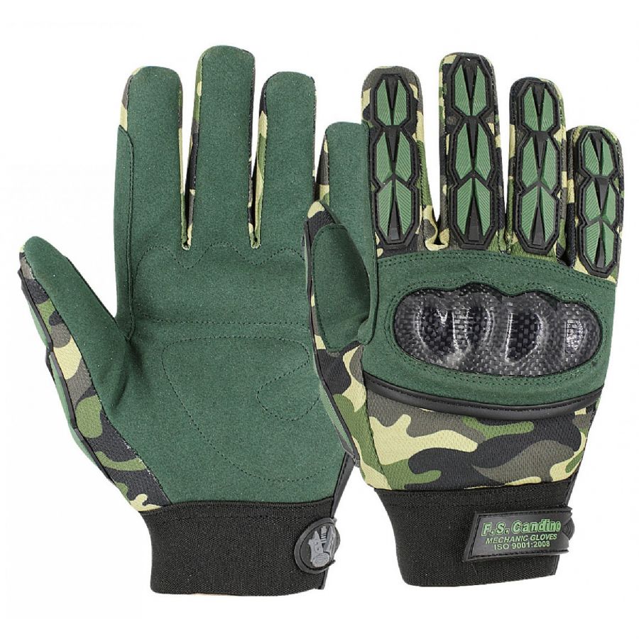 Leather Mechanic Gloves General Handling Gloves Impact Resistant Gloves