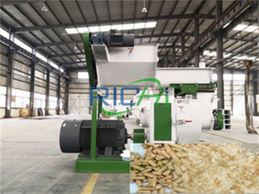 new designed 1-1.5 ton per hour wood pellet mill
