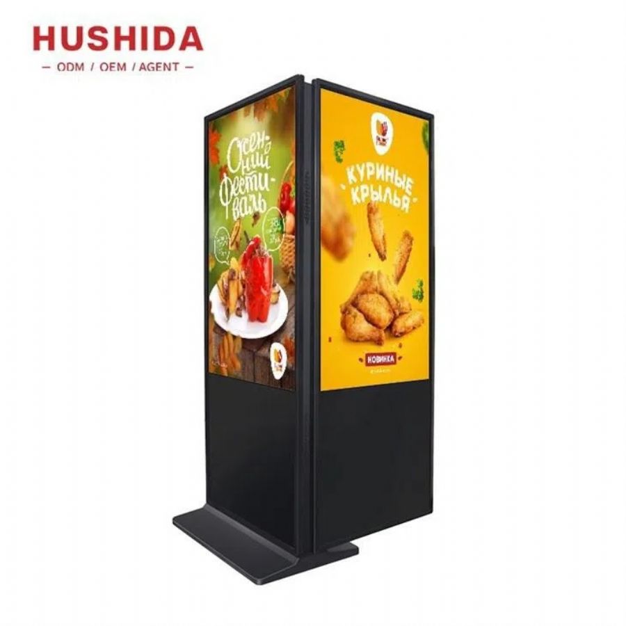 Double-Sided-Floor-Standing-Advertising-Kiosk