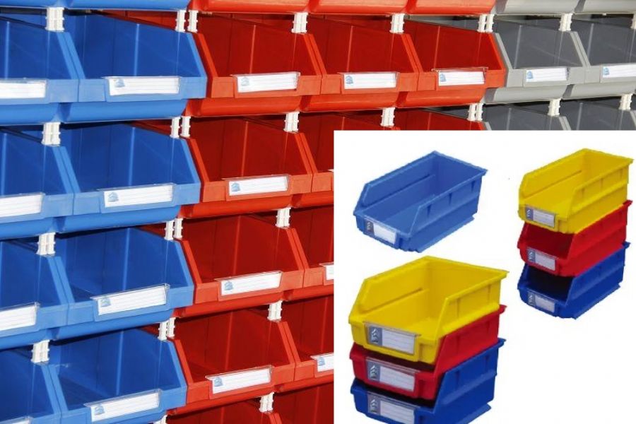 Plastic Spare Parts Storage Bins