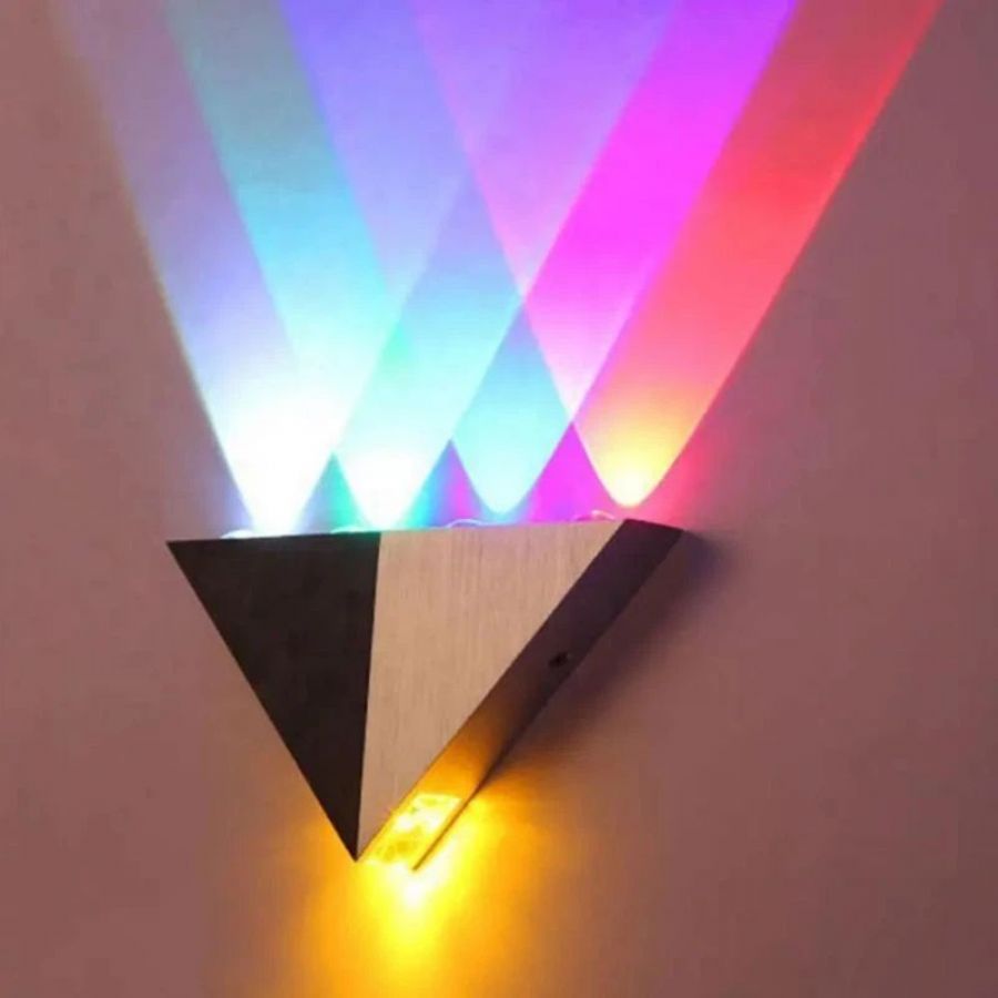 Aluminum Triangle Wall Sconce Light