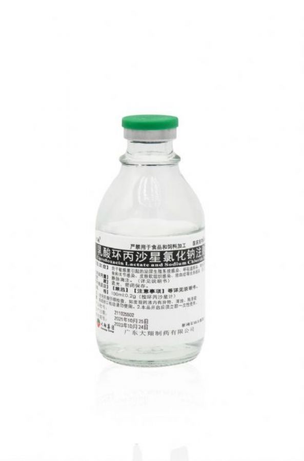 Ciprofloxacin Lactate and Sodium Chloride injection