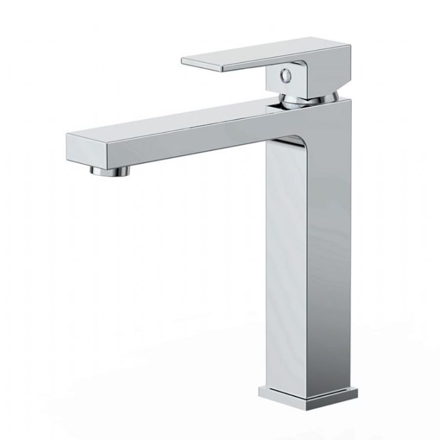 Modern Minimalism Fixtures Mirror Surface No-Lead Brass Basin Sink Faucets For Bathroom