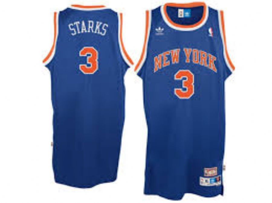 New York Knicks John Starks #3 Hardwood Classics Thowback Swingman Jersey