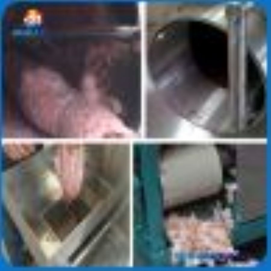 100% SUS304 Fish Deboner Machine With Fish Bone And Meat Separator Drum