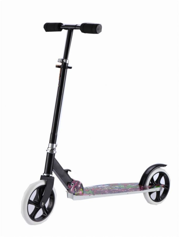 OEM Acceptable Euramerican Style PU Big Wheel Speeder Mini Adult Kick Scooter