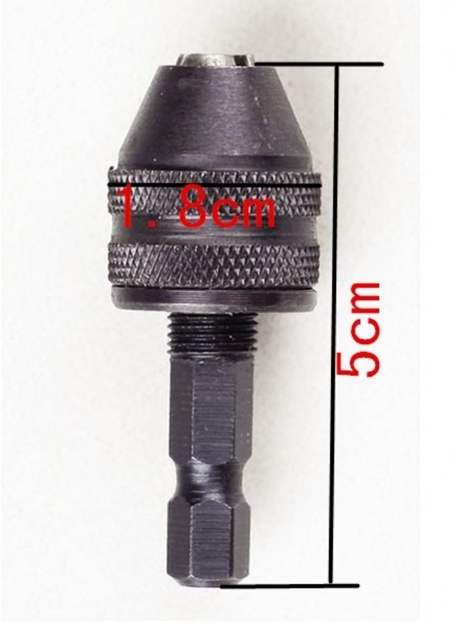 Keyless mini chuck snap out easy drill bit chuck 4mm for screwdriver screwdriver bits