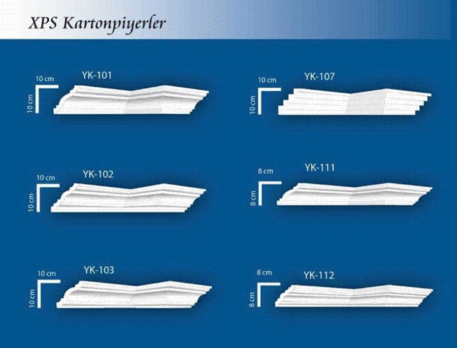 KARTONPIYERLER - XPS TAVAN KAPLAMALARI