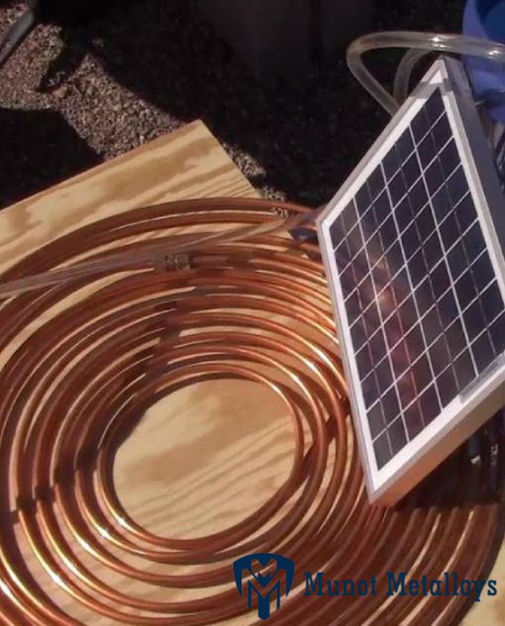 Copper Tubes for Heating Application - Solar Panels