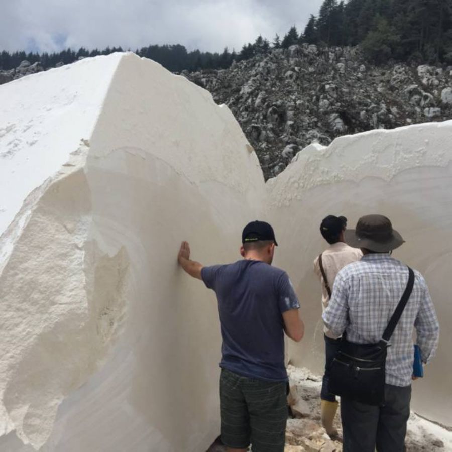 White Limestone Blocks