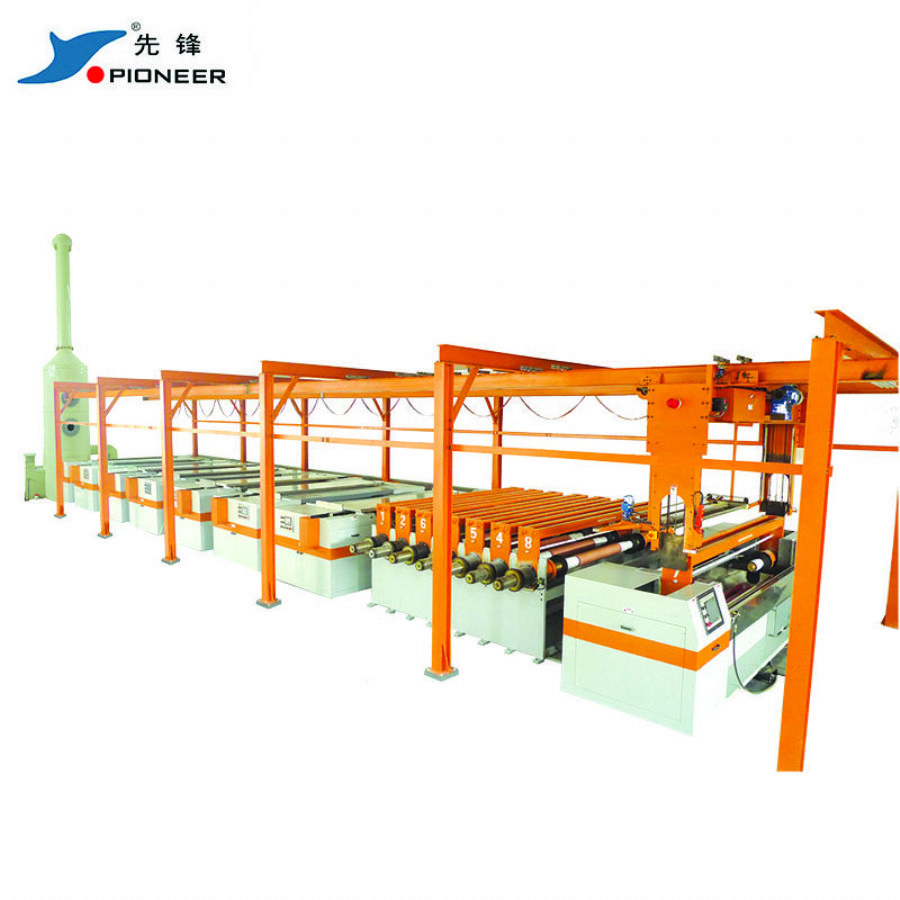 Pioneer Manual Gravure Cylinder Copper Plating Line