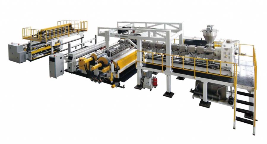 PVC Floor Leather Extrusion Line