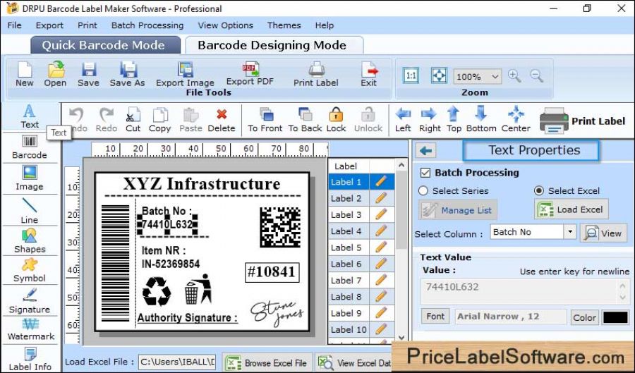  Professional Barcode Software