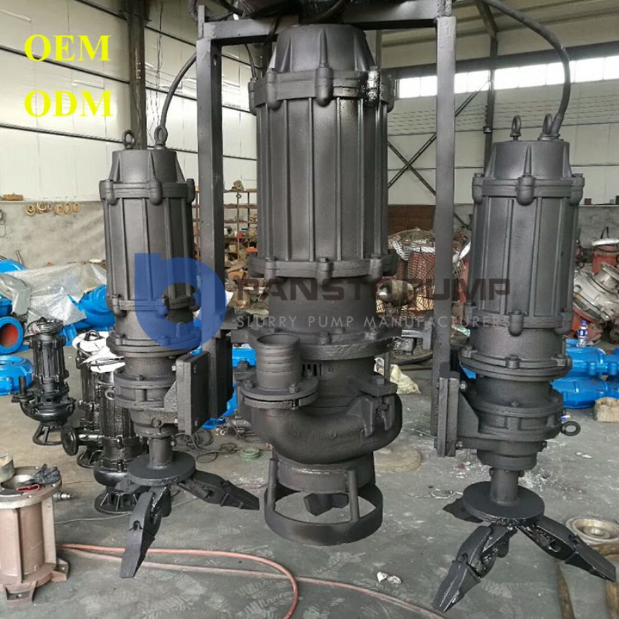 Zjq Agitator Submersible Slurry Pump with Argitators 6 Inch Slurry Agitator Submersible Pump