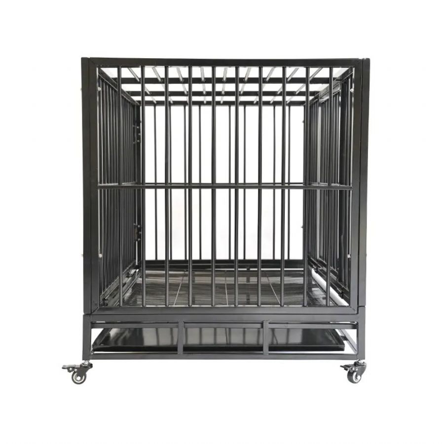 Heavy Duty  Metal Dog Cage With Tray