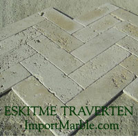 Meddallion - Mosaic Travertine Fileli Mozaik